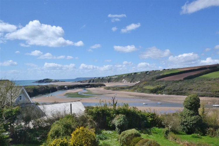 The gorgeous views of Bantham beach and estuary from 2 Avonside